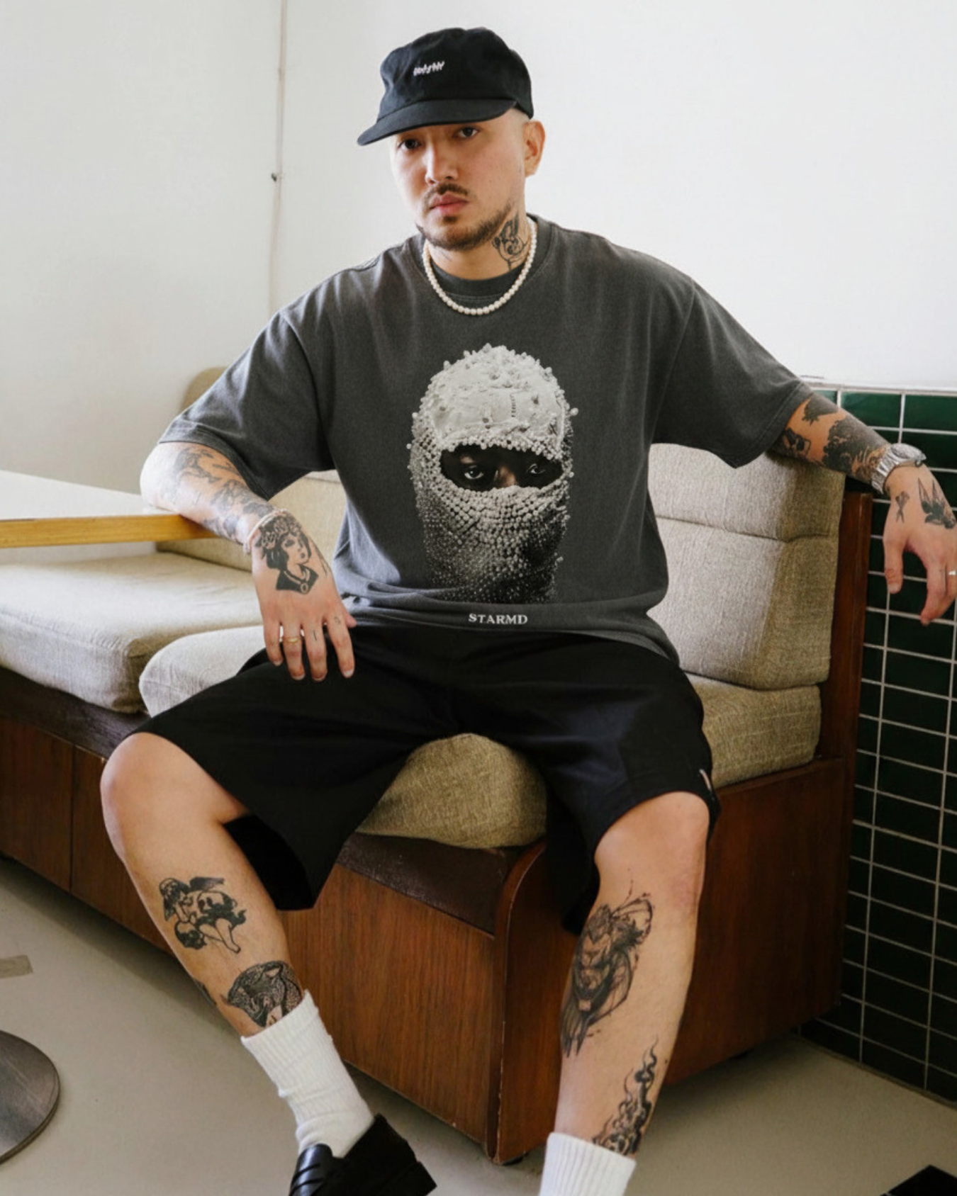 Undercover Icon Tee Acid Grey