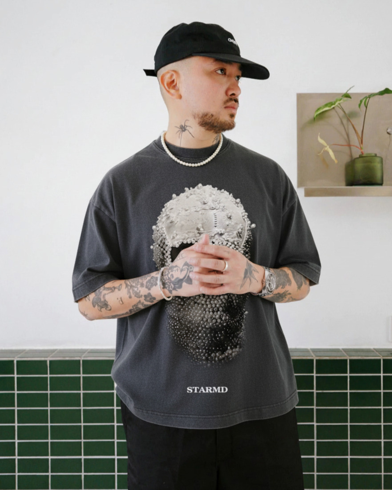 Undercover Icon Tee Acid Grey