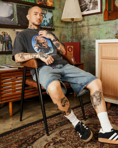 Rodman Tee Washed Black