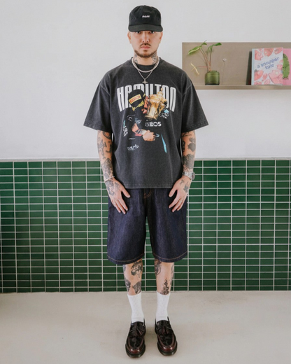 Resilience Tee Washed Black